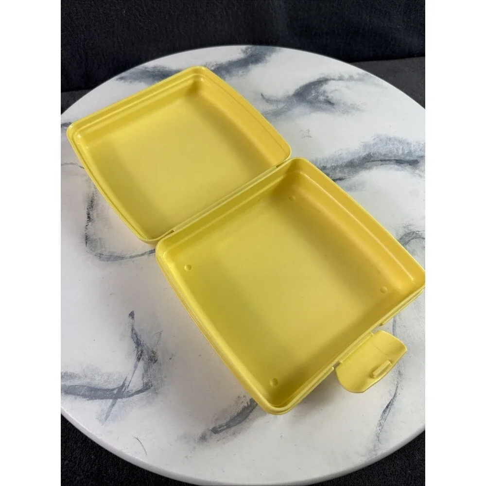 Vintage Tupperware SpongeBob SquarePants Sandwich Keeper Container Made in USA
